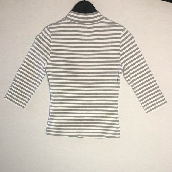 GUESS X ASAP ROCKY Limited Edition Striped Mock Neck Top - Picture 6 of 10